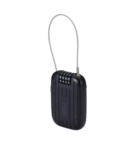 BBB MiniCase BBL-53XL Wirelås Kode, Sort, 2.0 x 1800mm, Level 1