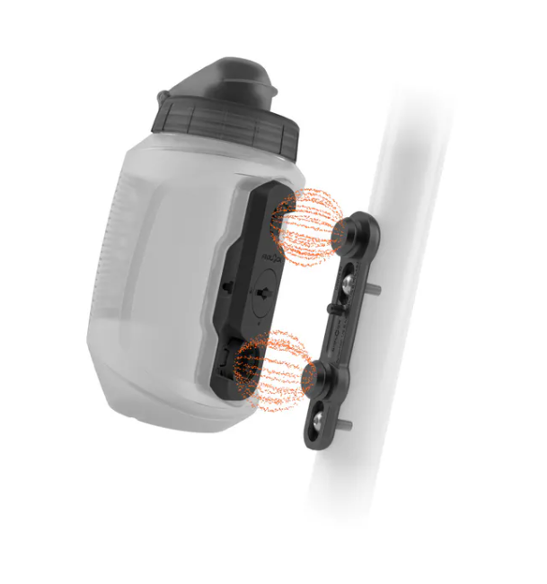 Fidlock TWIST Drikkeflaske 550ml kompakt + Sykkelbase,  Gjennomsiktig