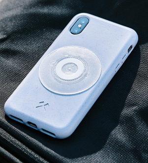 Fidlock VACUUM Universal selvklebende lapp til telefon - Gjennomsiktig