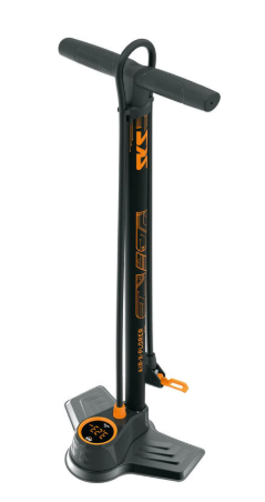 SKS Floor pump Air-X-Plorer Digi 10.0 10 bar/144 psi Black/orange