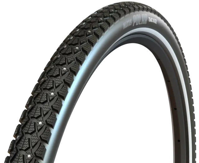 Maxxis Polar 28" Piggdekk 40-622, 880g, E25, 120 pigg, 60TPI, wire