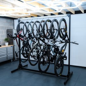 Stashed Products Frittståande sykkelstativ for 8 sykler